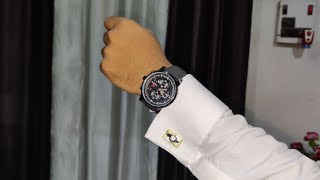 How to convert a regular shirt into cufflinks at home by yourself manstylewearcufflinksshirt [upl. by Enedan]