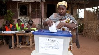 Presidential election underway in Guinea Bissau [upl. by Linehan892]