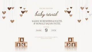 Sonali amp Sajan  gender reveal  2024  part 1 [upl. by Airretal]