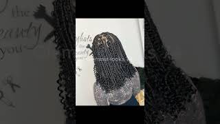 Boho Box Braids Hairstyles braids hair [upl. by Hayifas558]