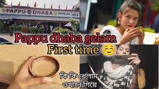 pappu Da dhaba ☺️ প্রথম বার গেলাম কি কি করলাম আমরা সবাই মিলে 🤩 palsanda murshidabad [upl. by Yrral821]