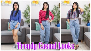 Comfortable Trendy Looks  Top Joggers Shorts amp More  Amazon Clothing Haul [upl. by Ahsieat]