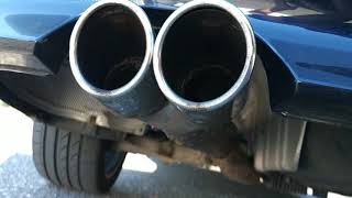 BMW 550i E60 muffler delete exhaust sound amp revs [upl. by Hsiwhem998]