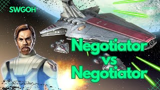 Negotiator vs Negotiator Counter  SWGOH [upl. by Ymmat]