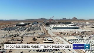 Progress being made at TSMC Phoenix site [upl. by Meehsar]