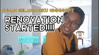 Rumah Selangorku Renovation Part 1 [upl. by Amairam]