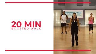 20 Minute Boosted Walk  Walk at Home [upl. by Limaa]