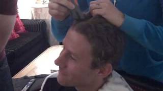 Kim Clijsters coach loses bet at 2009 US Open Part 2 [upl. by Schwejda]