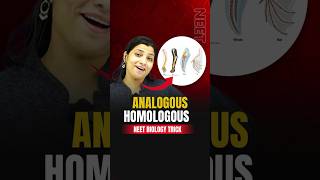 Analogous Vs Homologous NEET Biology Trick  NEET 2024  Ritu Rattewal neet2024 neetbiology [upl. by Ayahs]