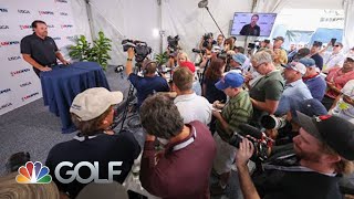 Phil Mickelson uncomfortable in US Open presser  Live From the US Open  Golf Channel [upl. by Pinckney]