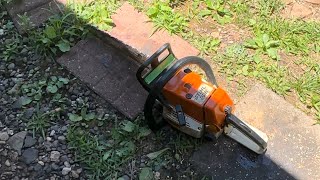 stihl 026 chainsaw review [upl. by Prue]