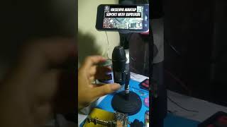 modif mikroskop digital dengan layar hp samsung j1 [upl. by Bocoj430]