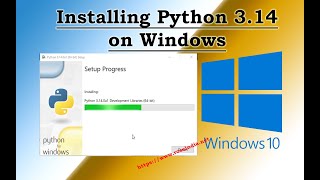 Installing Python 314 on Windows [upl. by Oisinoid]