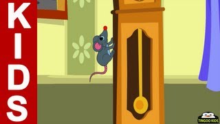 Nursery Rhymes  Hickory Dickory Dock  Kids Songs With Lyrics From TingooKids [upl. by Nylarad]