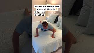 How to crack your ENTIRE back in SECONDS at home [upl. by Ylas]