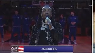 Jacquees National Anthem  Embarrassing AF  Almost Worse Than Fergie [upl. by Otilia644]