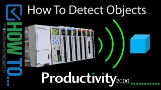 How To Detect Objects with a Productivity Series Controller from AutomationDirect [upl. by Hedelman]