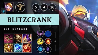 Blitzcrank Support vs Lulu  EUW Master Patch 1420 [upl. by Annert]