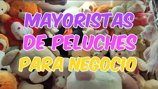 MAYORISTAS DE PELUCHES para negocio [upl. by Anirdnaxela]