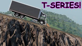 MASSIVE TRUCK Runs Down TINY Ramp in BeamNGDrive [upl. by Eanram]