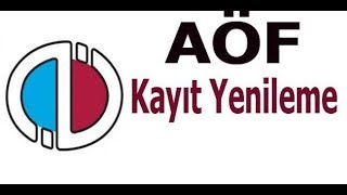 Aöf Kayıt Yenileme Nasıl Yapılır [upl. by Aguie]