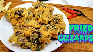 Fried Chicken Gizzards Recipe  TRAP BISTRO TV [upl. by Hartmann481]