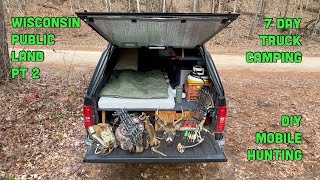 Public Land WI Bowhunt amp Truck Camping  Round 2  Rut [upl. by Ley]