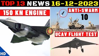 Indian Defence Updates  New 150 Kn EngineUCAV Flight Test10 Anti Swarm OrderMirage2000 Upgrade [upl. by Prescott]