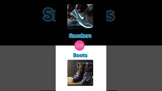 Sneakers OR Boots  What is Your Choice 🤔 shorts youtubeshorts ytshorts TheOQueen [upl. by Livesay]