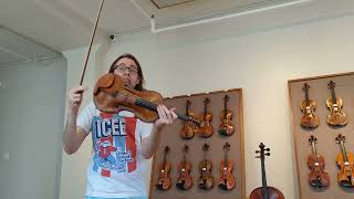 Daniel Seymour plays on a 1758 Nicolò Gagliano Violin  Tarisio June 2022 [upl. by Westleigh353]