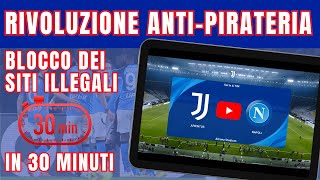 Attiva la piattaforma quotPiracy Shieldquot contro lo streaming illegale Addio partite pirata [upl. by Anilave]