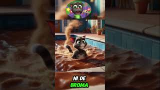 LA PISCINA DE CACA 💩 TALKING TOM ESTUPIDO shorts short humor [upl. by Nylirem]