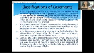 PROPERTY  Easements [upl. by Nichy229]