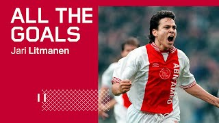 ALL THE GOALS  Jari Litmanen  Happy birthday LEGEND 🥳 [upl. by Elfrida]