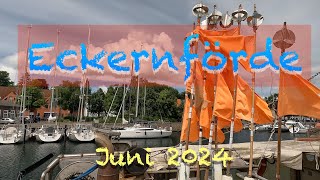 Eckernförde  Hafen im Juni 2024 [upl. by Zak]