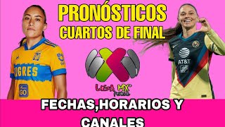 CUARTOS DE FINAL LIGA MX FEMENIL APERTURA 2023 FECHAS HORARIOS Y CANALES [upl. by Ycnahc]