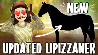 THE UPDATED GEN3 LIPIZZANER HORSES in Star Stable Online [upl. by Halak873]