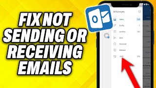 How To Fix Outlook Not Sending or Receiving Emails 2024 [upl. by Eiralam]