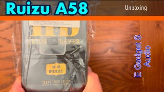 Unboxing Ruizu A58 DAP Lossless formats and mp3 player [upl. by Quickman591]