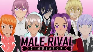 MALE RIVALS ADDED  Yandere Simulator Rival Mod [upl. by Zarla]