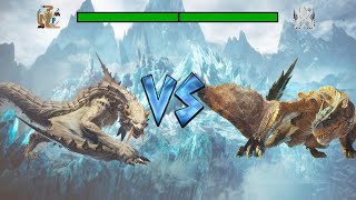 Iceborne Battle Mania Barioth VS Tigrex Who Wins Turfwar [upl. by An]