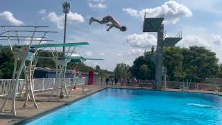 DIVING BOARD  HIGH DIVE FLIPS [upl. by Willmert]