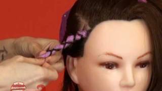 How to Install Single Ended Dreadlocks with Braids  DoctoredLockscom [upl. by Brigham472]