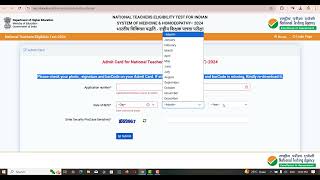 NTA National Teachers Eligibility Test NTET for Ayush Teachers Download Admit Card 2024 [upl. by Danzig340]