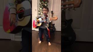 5YearOlds Rendition of Feliz Navidad Lights Up Familys Christmas [upl. by Race]