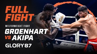 LEGEND VS TOP PROSPECT Murthel Groenhart vs Cihad Akipa  Full Fight [upl. by Eilata52]