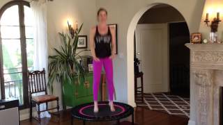 Rebounder Exercises How to Jump With Perfect Form [upl. by Maharva646]