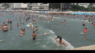 Ulcinj pun Bosanaca čak 43000 turista je trenutno u gradu [upl. by Nylaras]