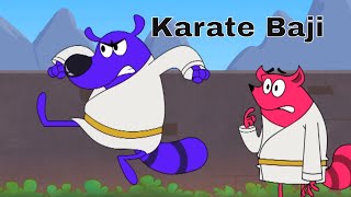 Karate Baji Ep 13 Pyaar Mohabbat Happy Lucky Indian Cartoon Show Zee Kids [upl. by Mosier]