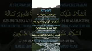 Attahiyat  Tashahhud  Learn Tashahhud with Tajweeed and English Translation viral namaz islam [upl. by Naira906]